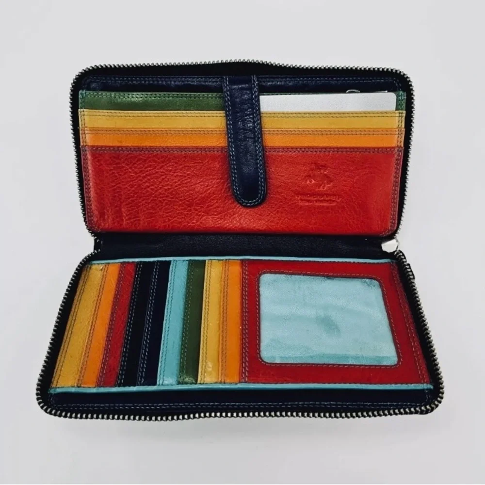 Visconti Black Leather Wallet - Picture 3 of 7